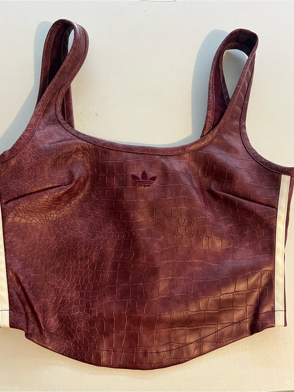 adidas Originals Croc Pleather Corset Top
Size 8